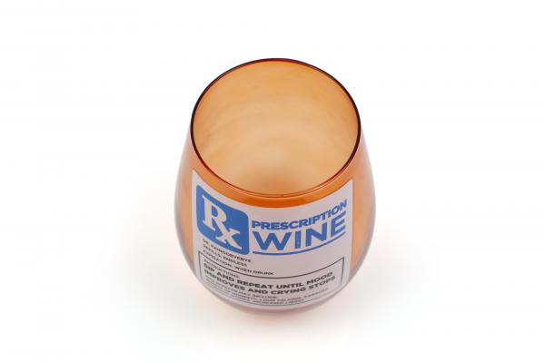 Rx Prescription Wine 30oz Stemless Wine Glass picture