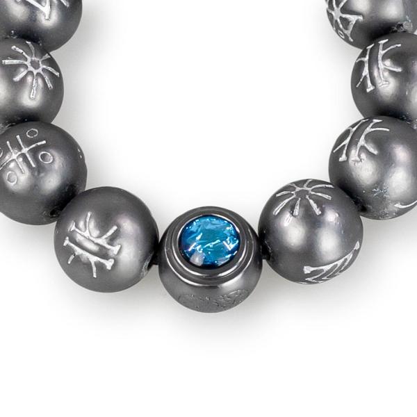 Marvel Black Panther Kimoyo Bead Bracelet, Blue picture