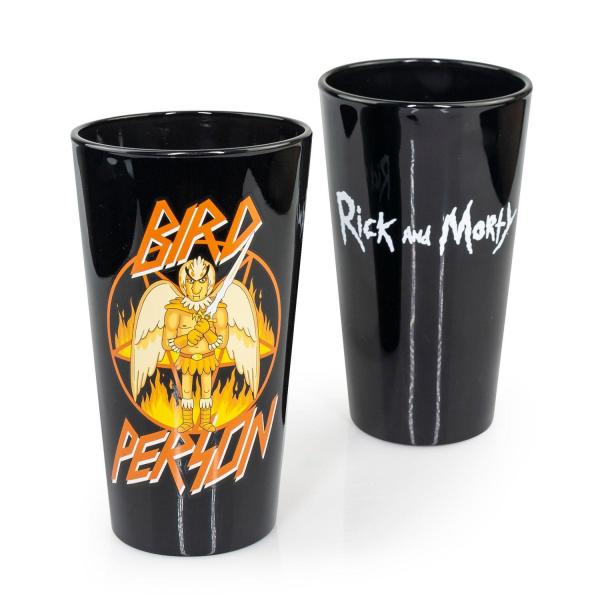 Rick and Morty Scary Terry & Bird Person Pint Glass 2-Pack picture