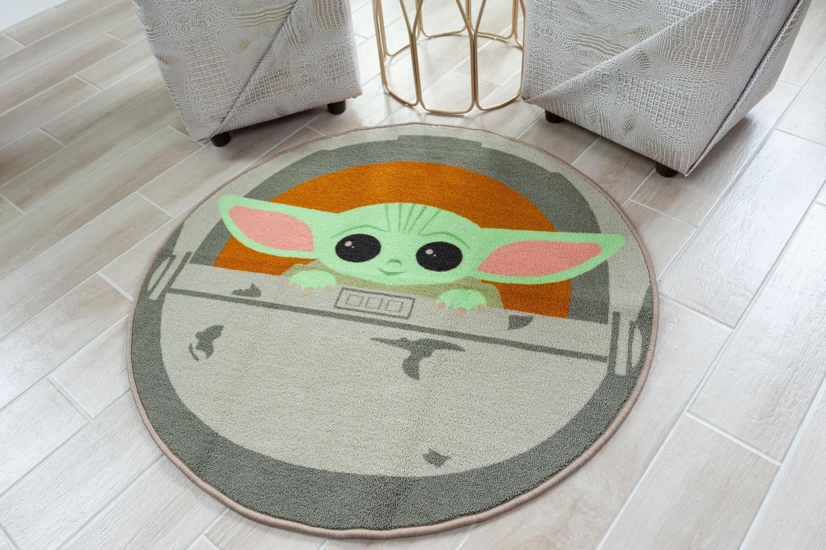 Star Wars The Mandalorian The Child 39 Inch Round Area Rug picture