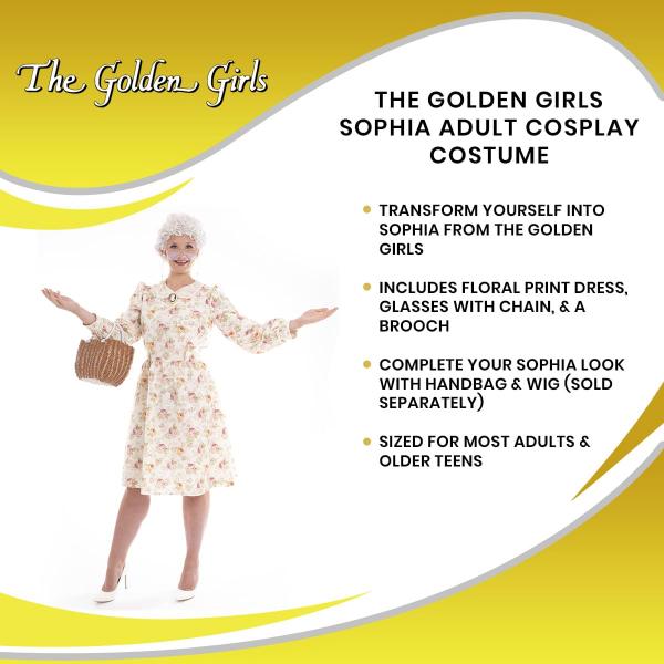 The Golden Girls Sophia Adult Cosplay Costume | Small picture