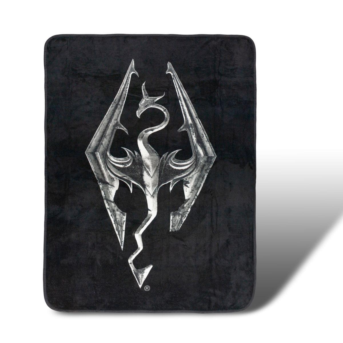 Skyrim Dragon Emblem 45" x 60" Throw Blanket picture
