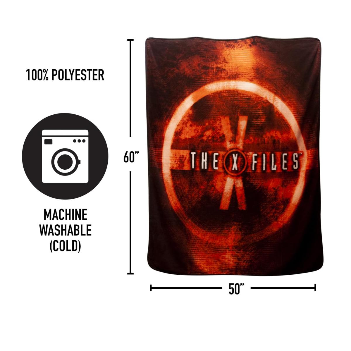 The X-Files Logo 50"x60" Fleece Throw Blanket picture