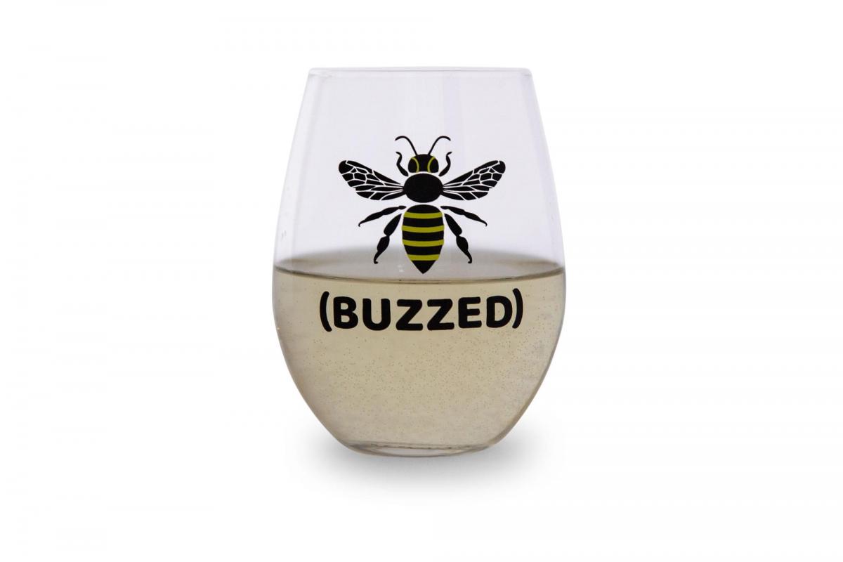 Buzzed 20 oz. Stemless Wine Glass picture
