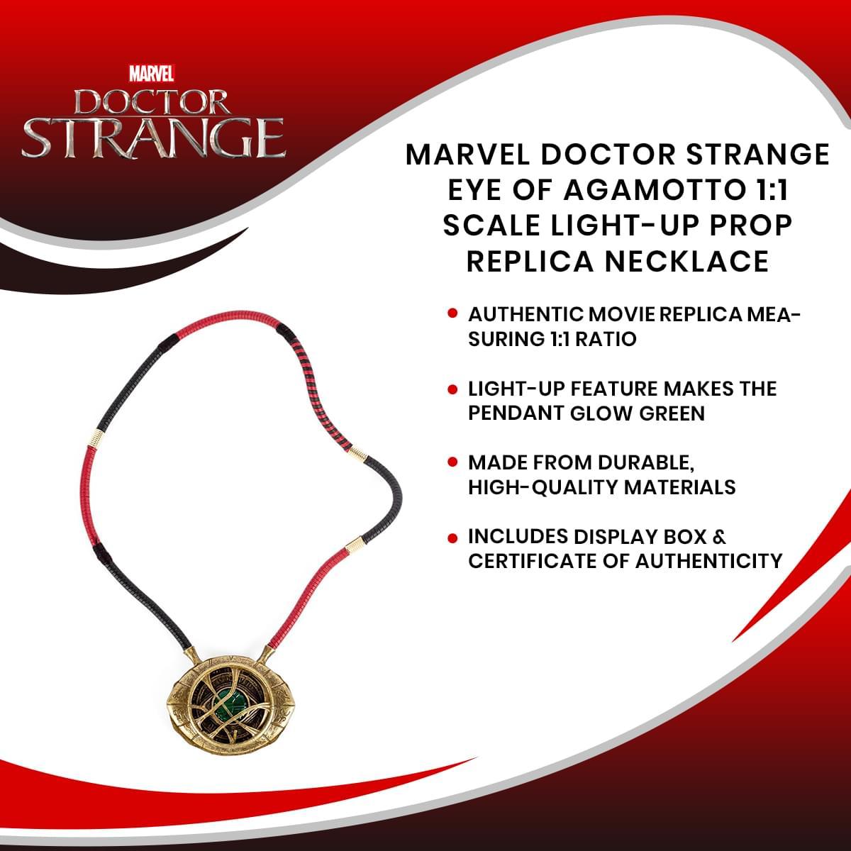 Marvel Dr Strange Eye of Agamotto Light Up Replica picture