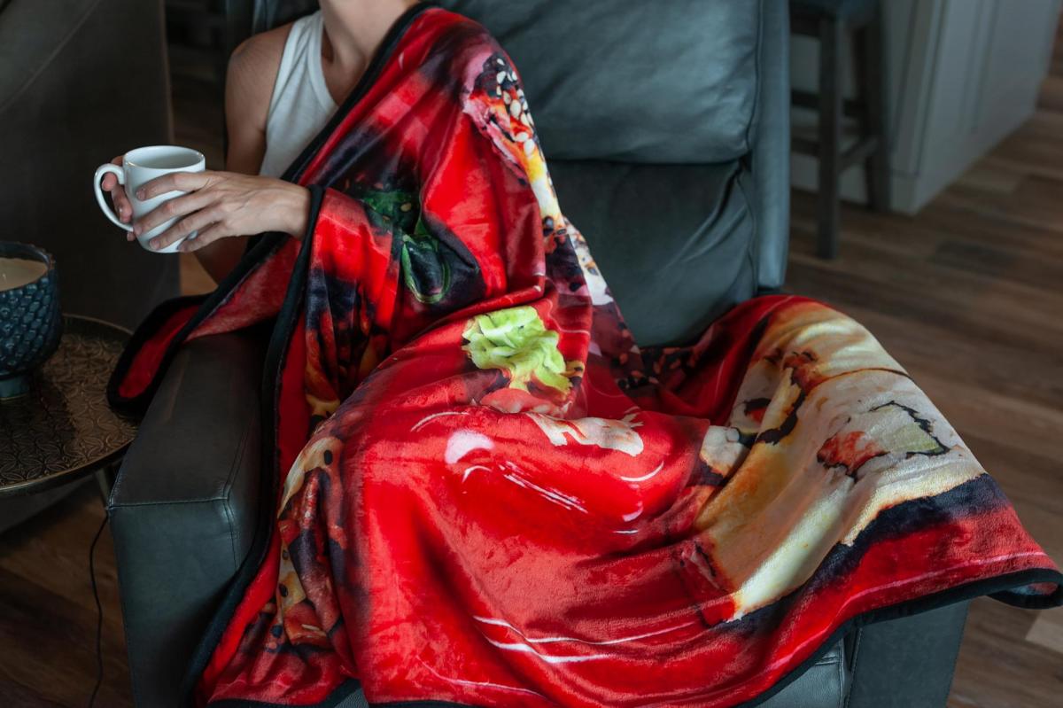 Bento Box 45x60 Inch Fleece Throw Blanket picture