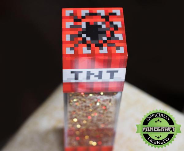 Minecraft TNT 12 Inch LED Glitter Motion Lamp picture