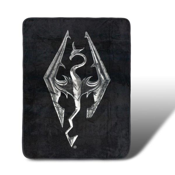 Skyrim Dragon Emblem 45" x 60" Throw Blanket