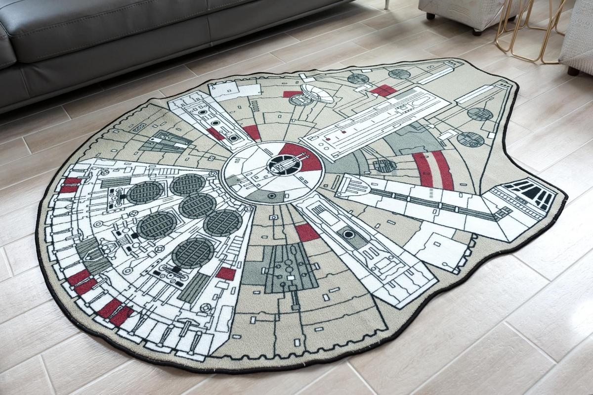 Star Wars Millennium Falcon 59 x 79 Inch Area Rug picture
