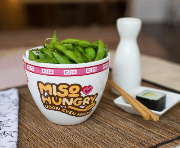 Miso Hungry Udon Even Know 16oz Ramen Noodle Bowl picture