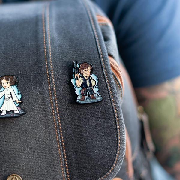 Star Wars Derek Laufman Enamel Pin, Han Solo picture
