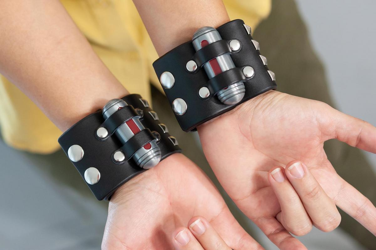 Marvel Exclusive Spider-Punk Bracelet & Enamel Pin Set picture