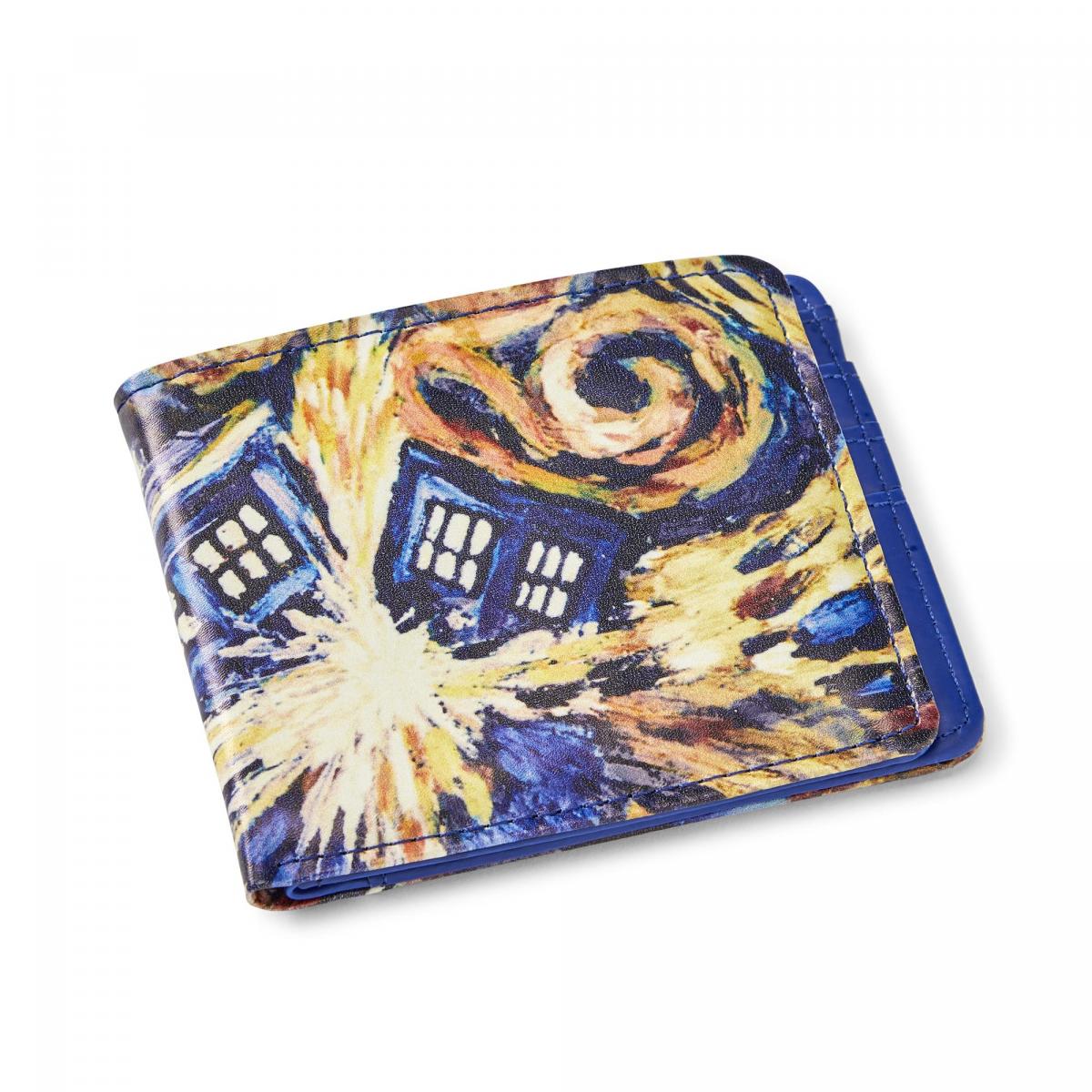 Doctor Who Bi-Fold Wallet Van Gogh TARDIS picture