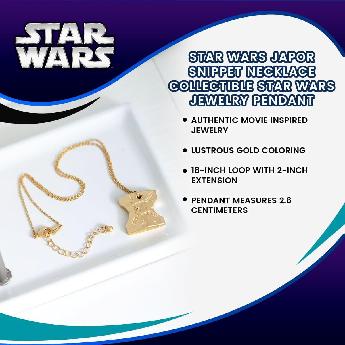 Star Wars Padme Amidala Japor Snippet Necklace Boxed 2019 picture