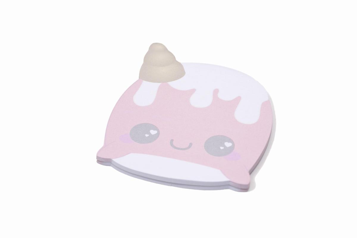 Glitter Galaxy Sticky Notes - Narwhal picture
