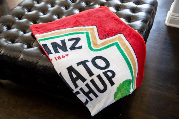 Heinz Ketchup Fleece Throw Blanket picture