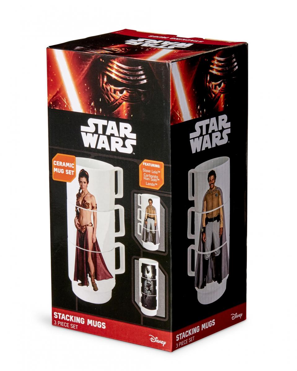 Star Wars 11oz Ceramic Stacking Mugs - Set of 3 picture