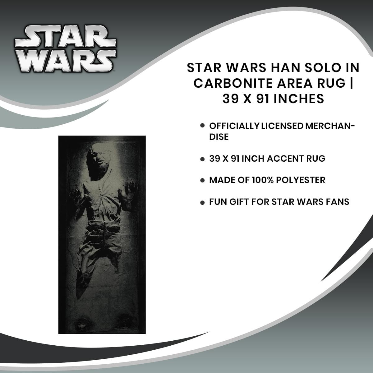 Star Wars Han Solo in Carbonite 39 x 90 Inch Area Rug picture