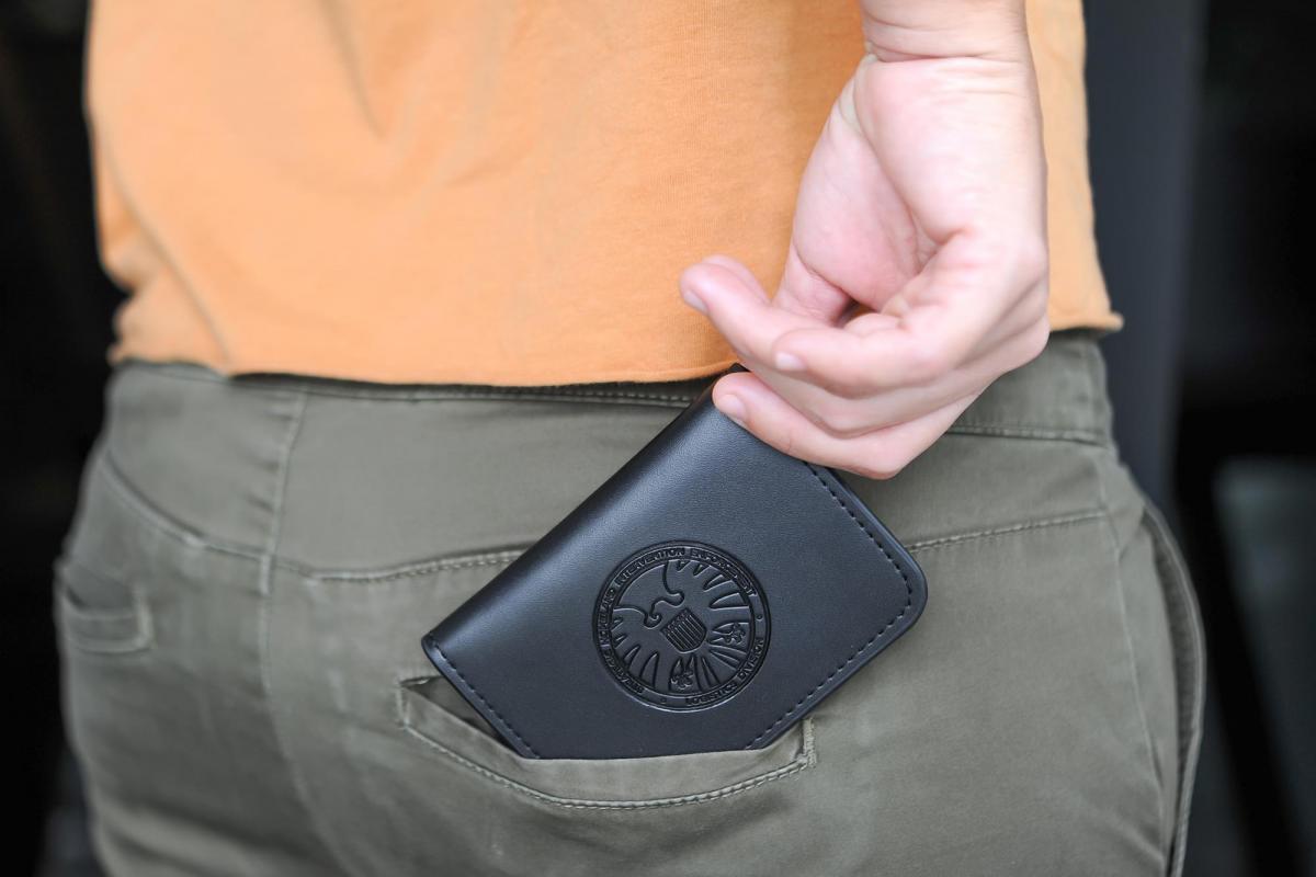 Marvel Shield Badge, ID Card, Wallet Approx 3.15" x 3.94" picture