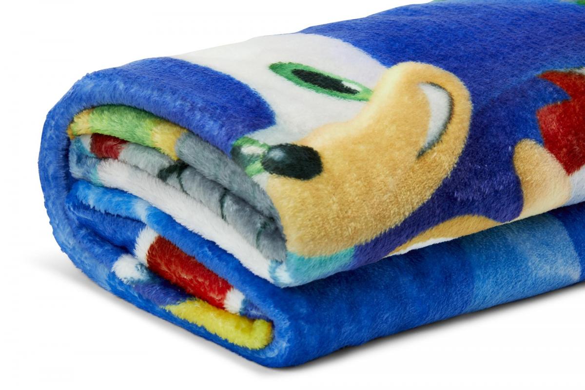 Sonic The Hedgehog & Tails 45 x 60 Inch Fleece Throw Blanket picture