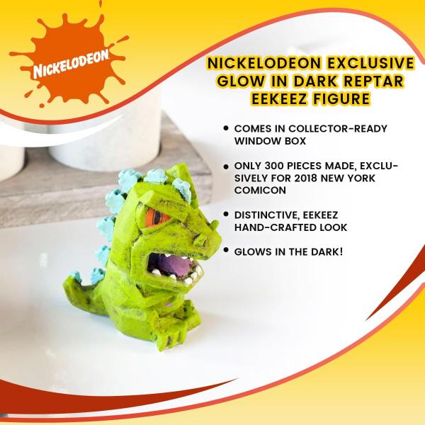 Nickelodeon Exclusive GID Reptar Eekeez Figure picture