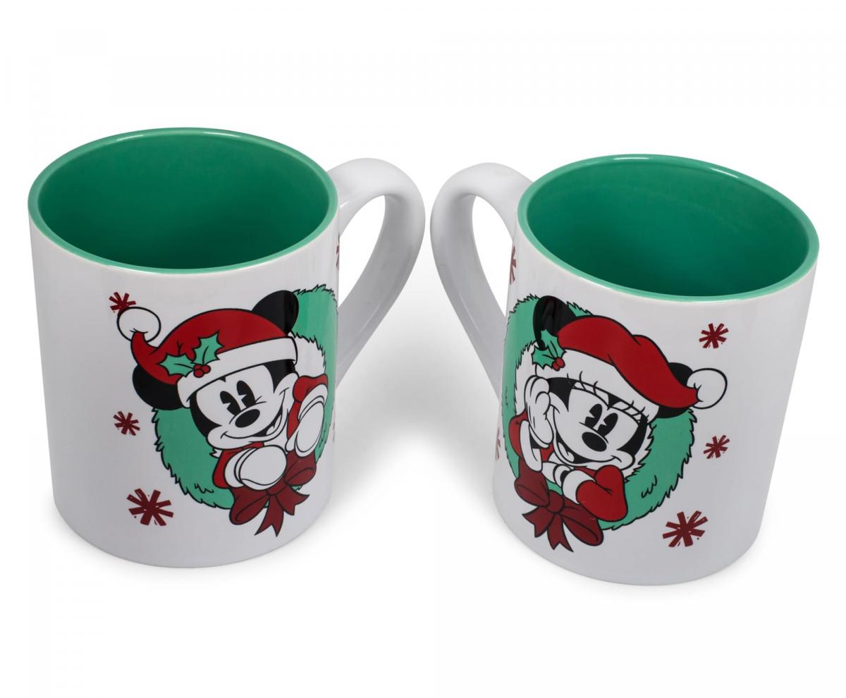 Mickey and Minnie Mouse Holiday Mug Set picture