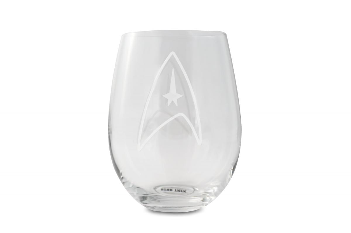 Star Trek 20oz Stemless Wine Glass | Command picture