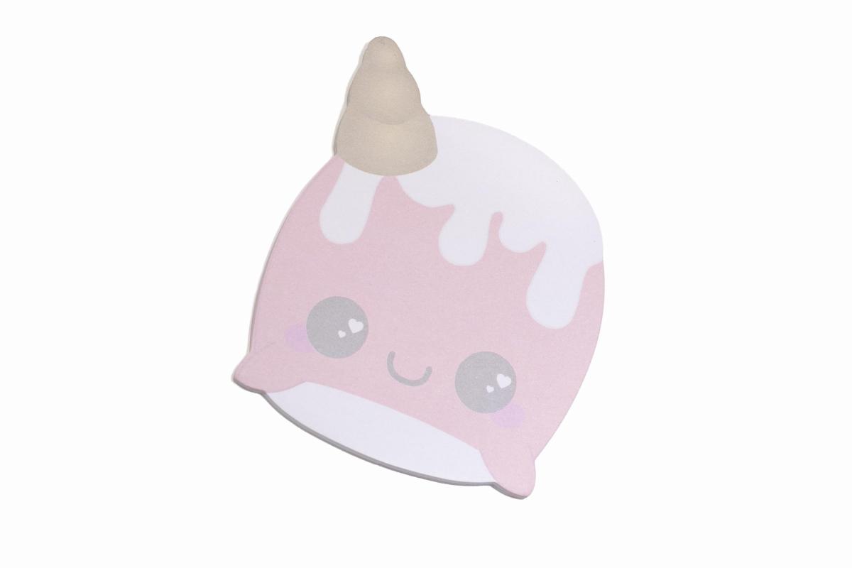 Glitter Galaxy Sticky Notes - Narwhal picture