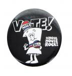 Schoolhouse Rocks Just A Bill "Vote!" Collectible Button Pin