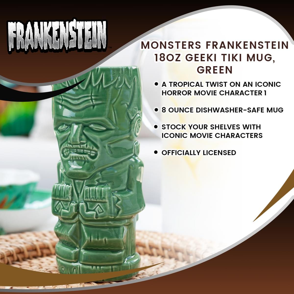 Geeki Tikis Monsters Frankenstein Ceramic Mug | Holds 18 Ounces picture
