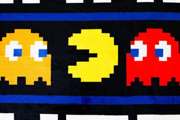 Pac-Man Game Over 45 x 60 Inch Fleece Throw Blanket picture