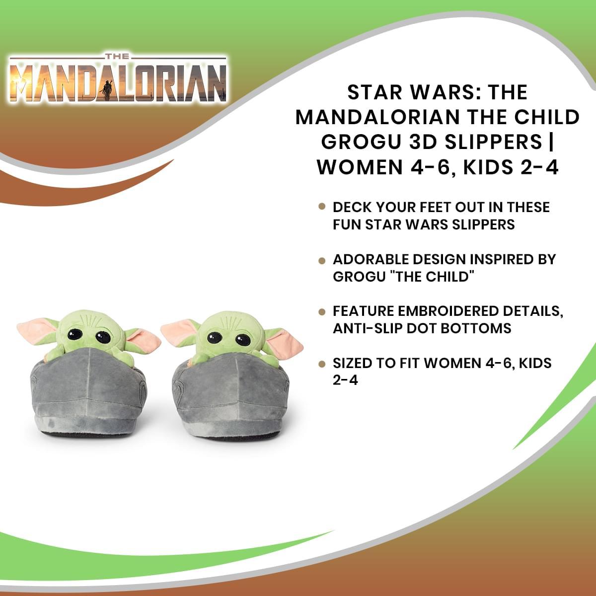 Star Wars The Child 3D Plush Slippers Size 8 picture