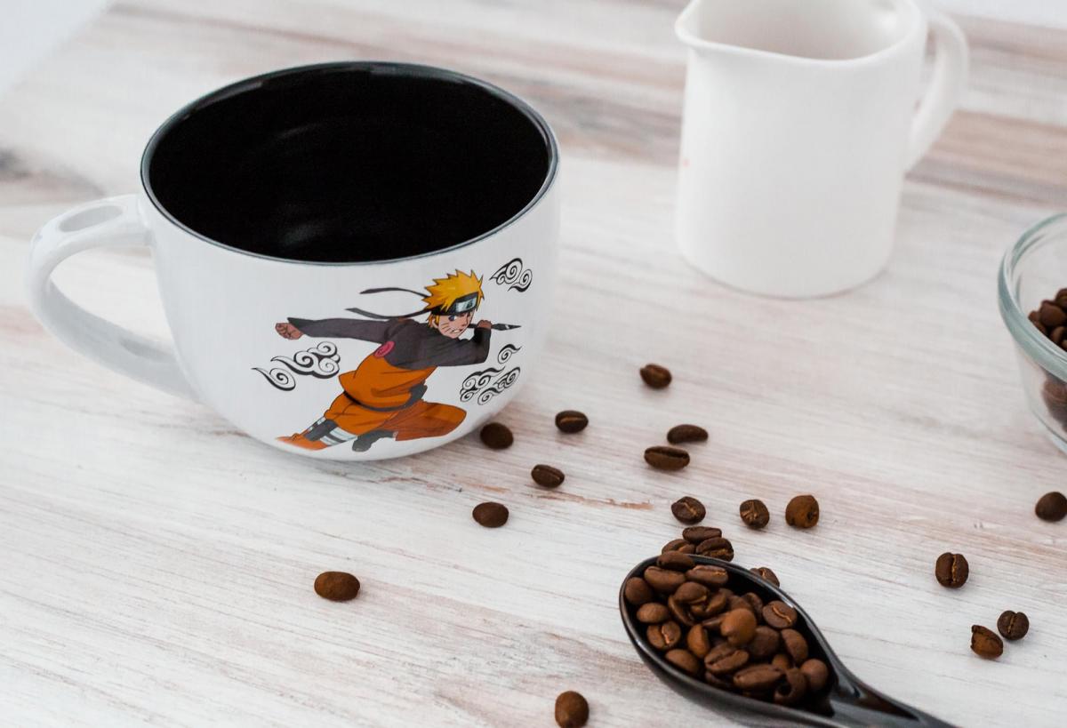 Naruto 20oz Ceramic Soup Mug with Spoon picture