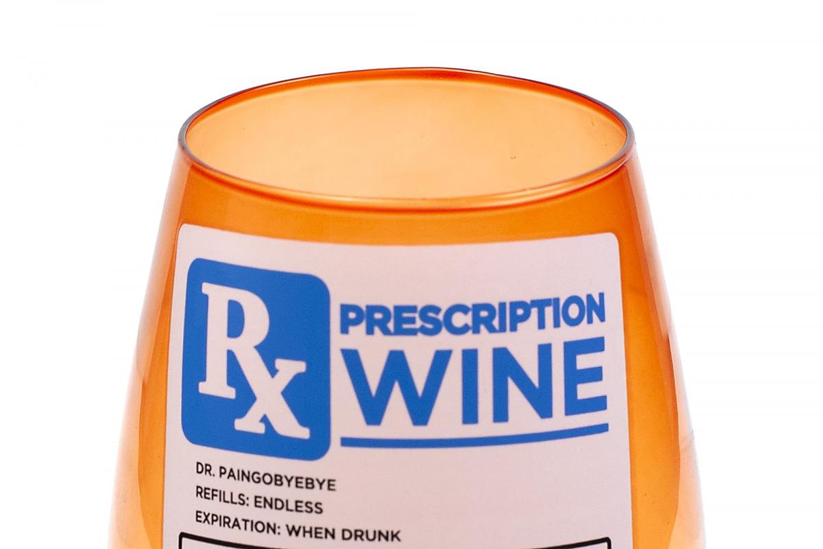Rx Prescription Wine 30oz Stemless Wine Glass picture