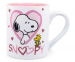 Peanuts Snoopy Woodstock Hearts 14 Ounce Mug