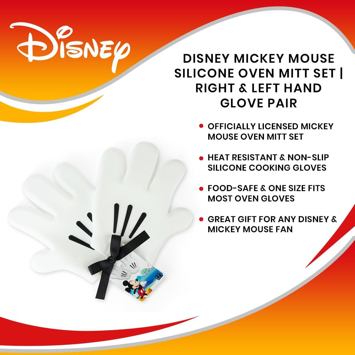 Disney Mickey Mouse Silicone Oven Gloves | Right & Left Hand picture