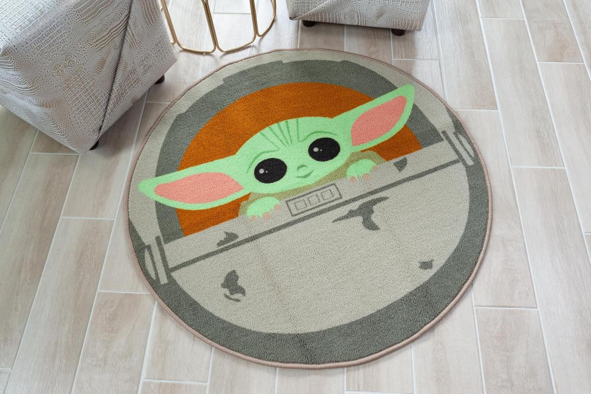 Star Wars The Mandalorian The Child 39 Inch Round Area Rug picture