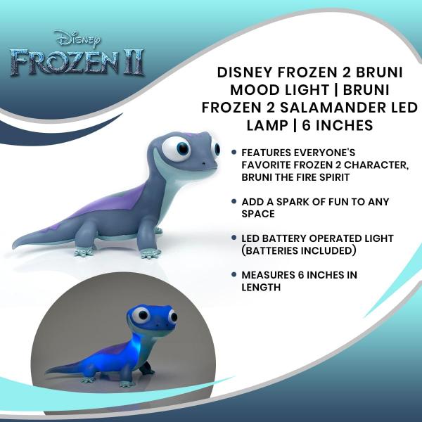 Frozen 2 Color-Changing Bruni Salamander 6 Inch Mood Light picture