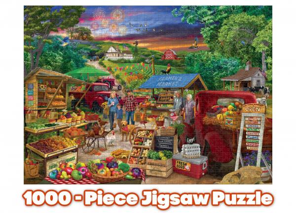 Farmer's Market 1000 Piece Jigsaw Puzzle picture