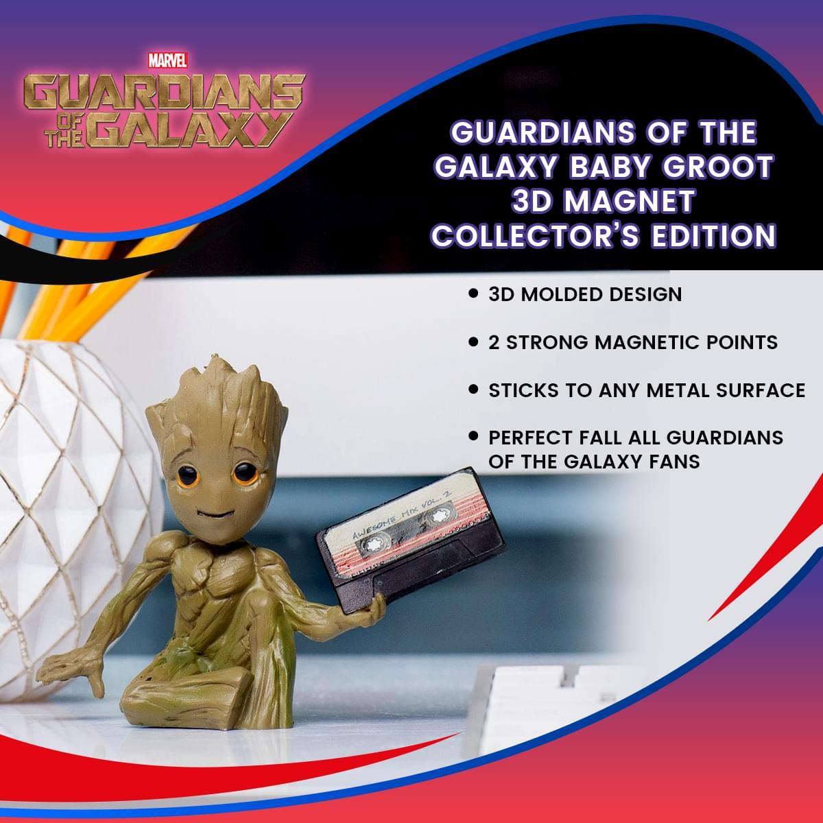 Guardians of the Galaxy Baby Groot 3D Magnet picture