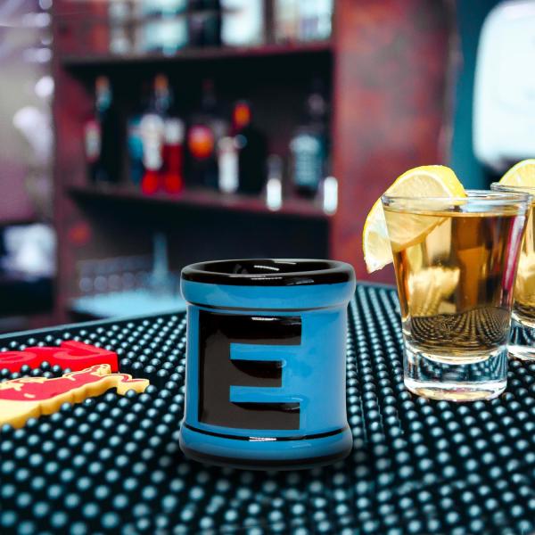 Mega Man Molded Energy Tank Ceramic Shot Glass picture