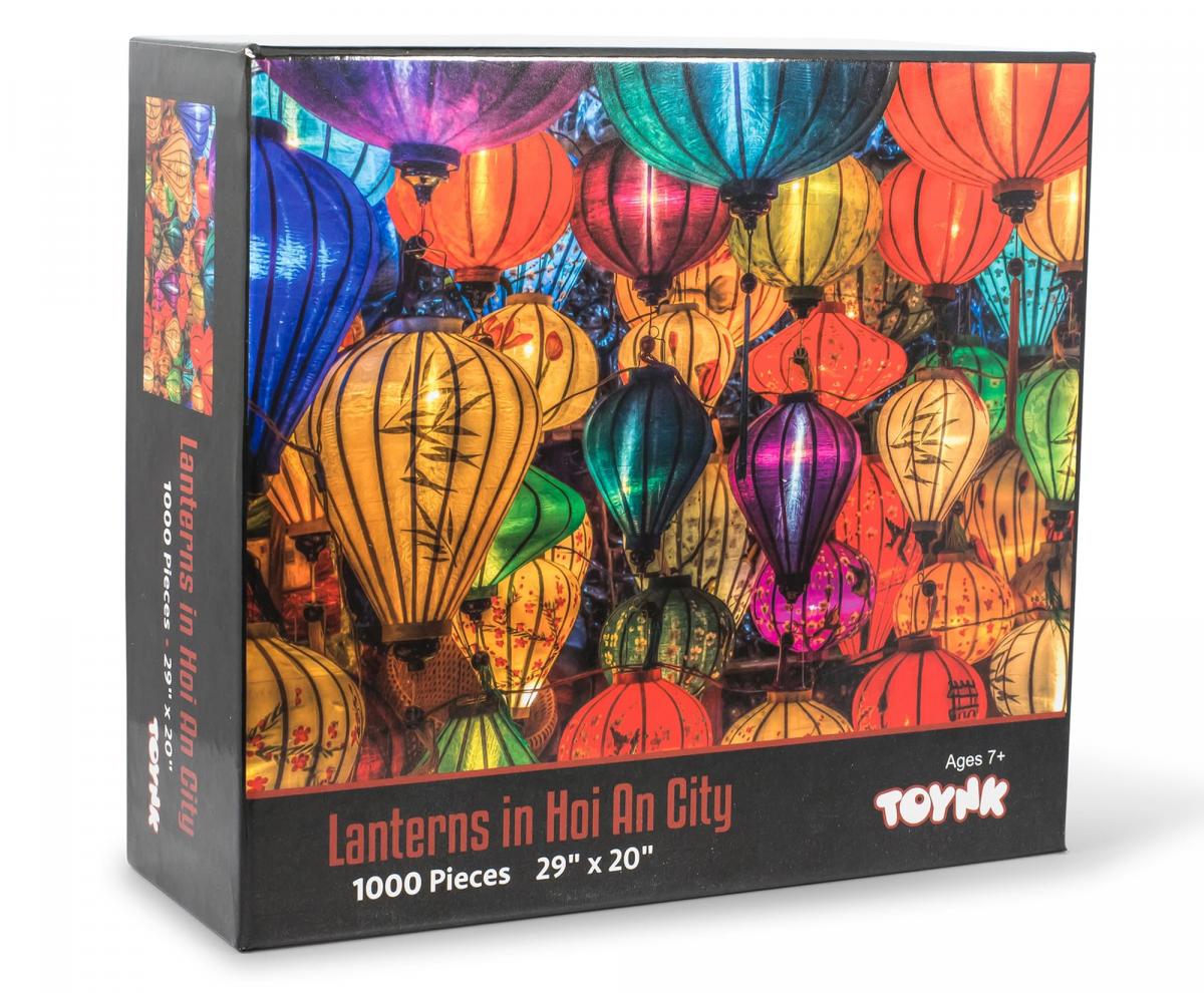 Lanterns in Hoi An City 1000 Piece Jigsaw Puzzle picture