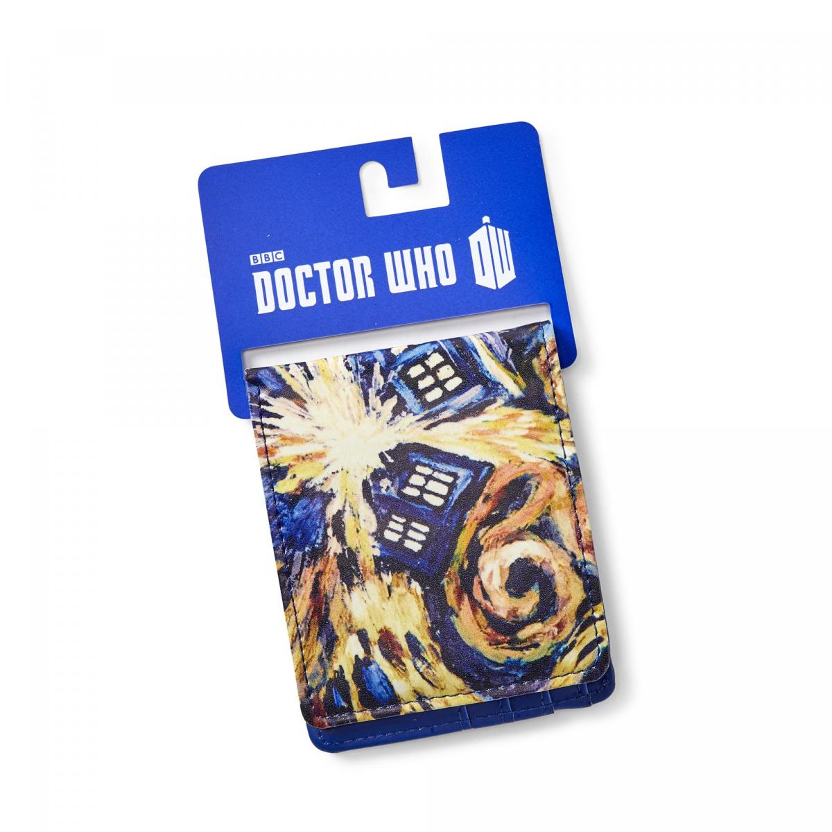 Doctor Who Bi-Fold Wallet Van Gogh TARDIS picture