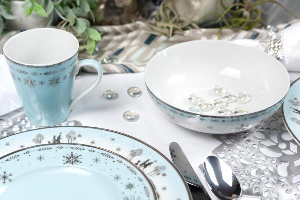 Frozen 2 Themed 16 Piece Ceramic Dinnerware Set picture