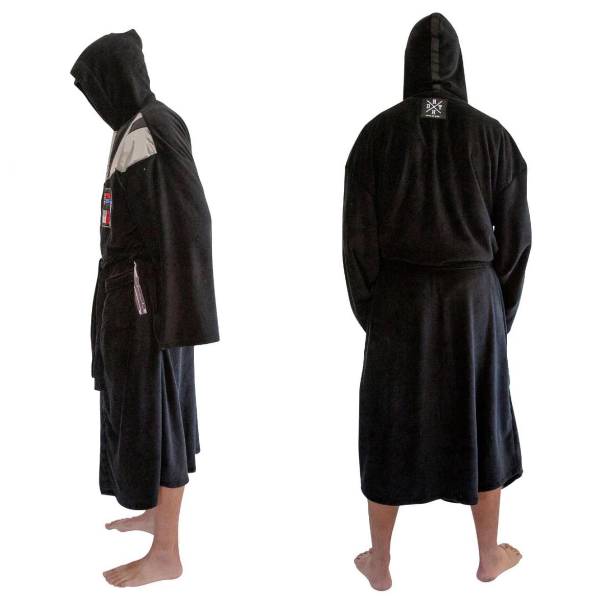 Star Wars Darth Vader Uniform Hooded Bathrobe For Adults | Big And Tall XXL picture