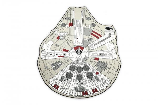 Star Wars Millennium Falcon 79 x 104 Inch Area Rug picture
