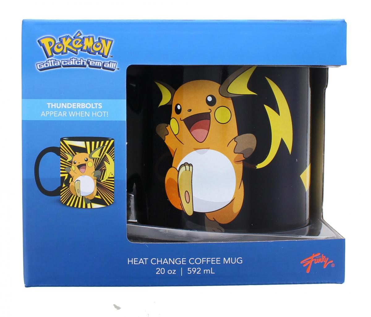 Pokemon Pikachu Evolution 20oz Heat Change Coffee Mug picture