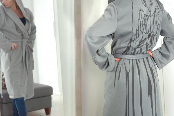 Doctor Who Weeping Angel Adult Jersey Robe | L/XL picture