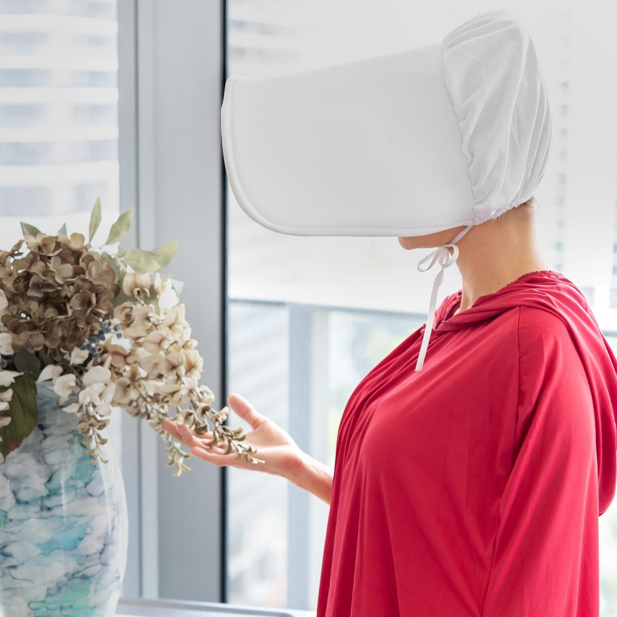 Handmaid's Tale Adult Costume Robe and Hat picture