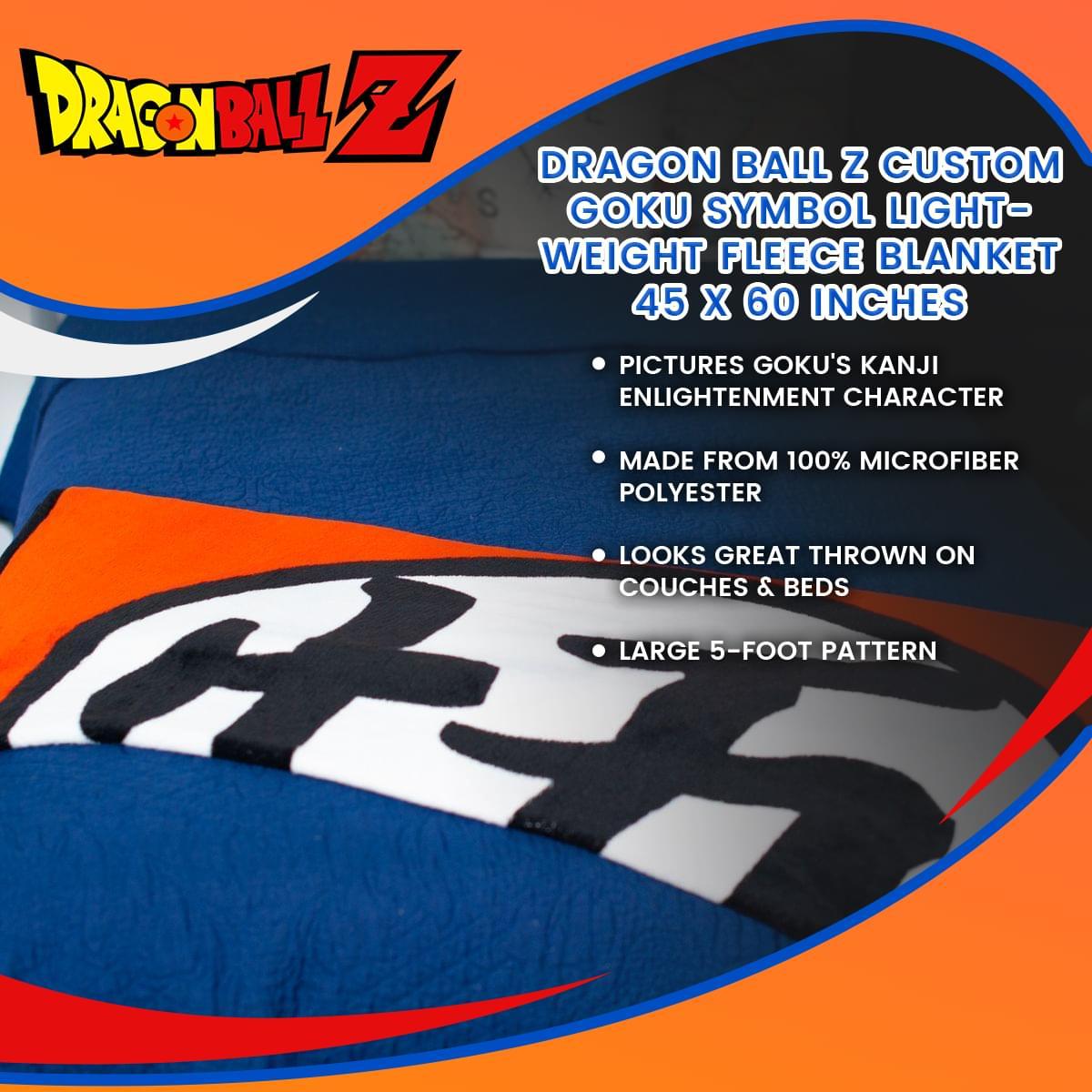 Dragon Ball Z Fleece Blanket 45"x60" picture